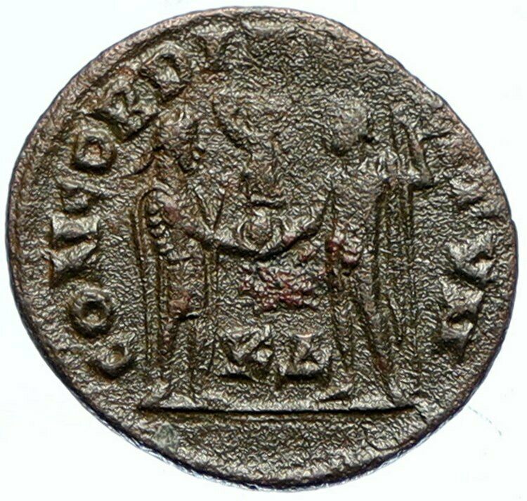 DIOCLETIAN Cyzicus AUTHENTIC Old Antique Ancient Roman Coin GLOBE ZEUS i97349