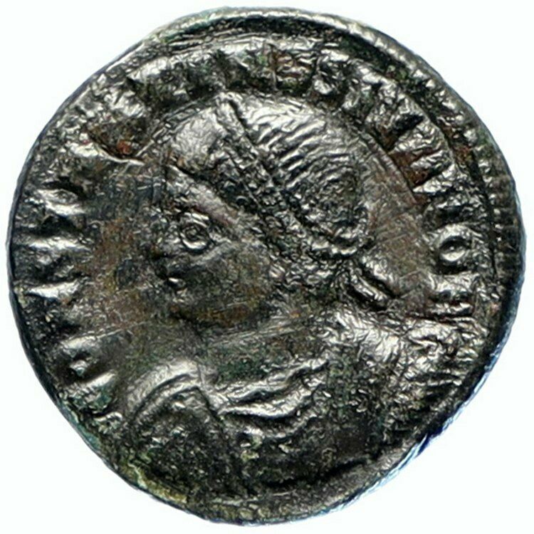 CONSTANTINE II Jr Son Constantine I Ancient ORIGINAL Roman Coin Camp Gate i97350