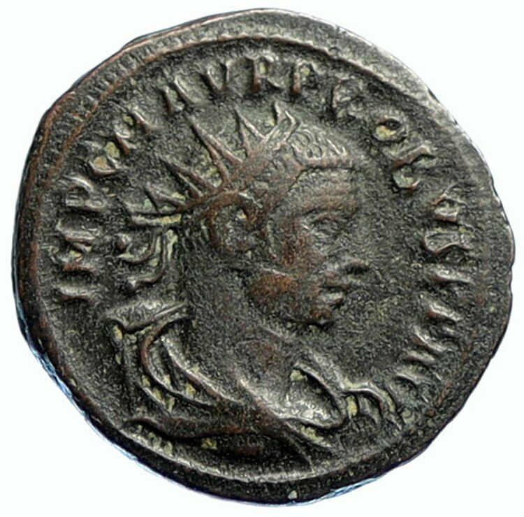 PROBUS Authentic Ancient 281AD Siscia Original Genuine Roman Coin JUPITER i97356