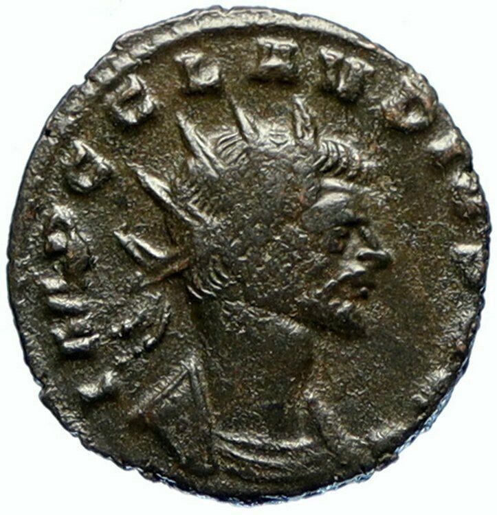 CLAUDIUS II Gothicus 268AD Rome Ancient Authentic OLD Roman Coin FIDES i97352