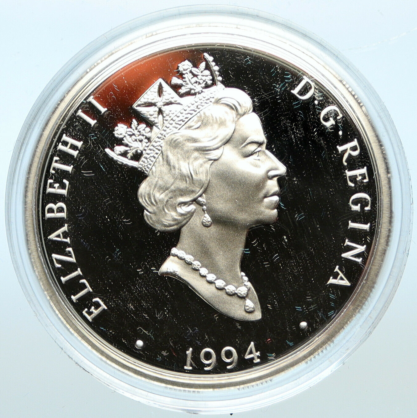 1994 CANADA Queen Elizabeth II VICKERS VEDETTE AIRPLANE Silver $20 Coin i100355