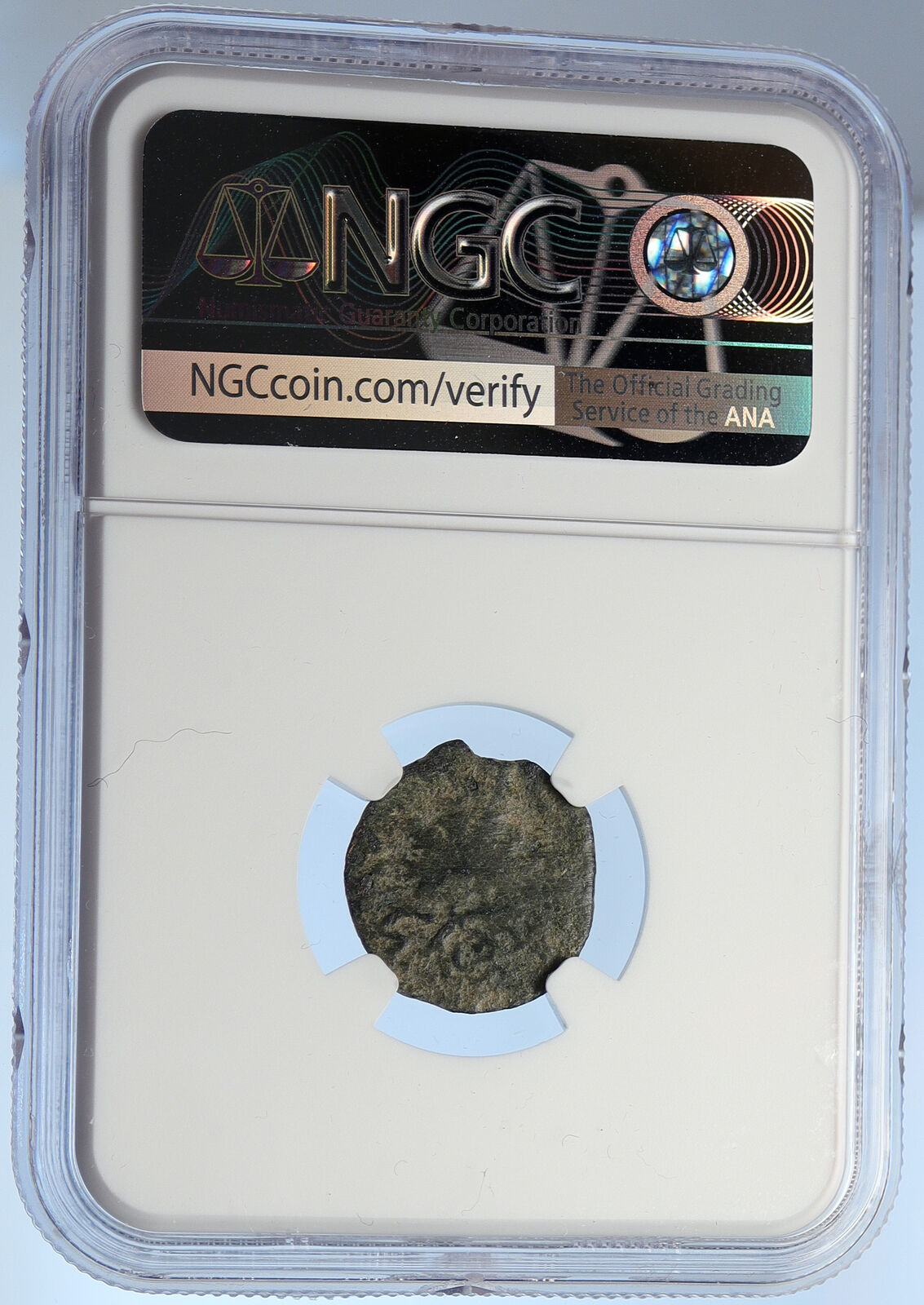 Authentic Ancient JEWISH WAR v ROMANS 67AD Historical JERUSALEM Coin NGC i106088