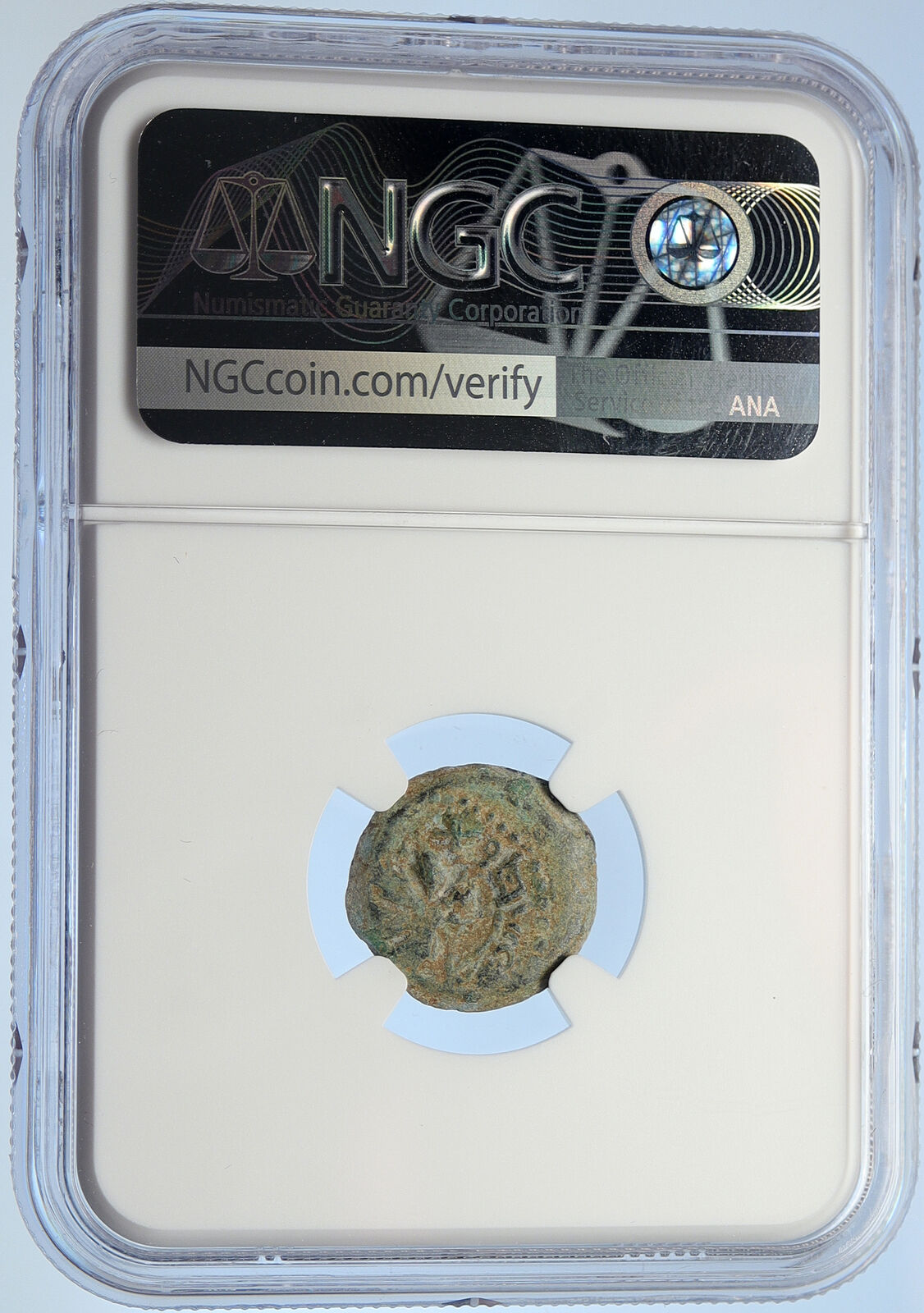 Authentic Ancient JEWISH WAR v ROMANS 67AD Historical JERUSALEM Coin NGC i106076