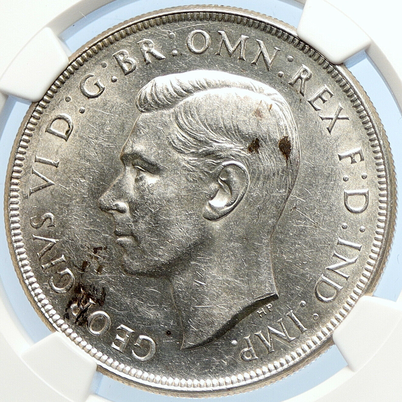 1937 AUSTRALIA Great Britain UK King George VI OLD SILVER CROWN Coin NGC i106057