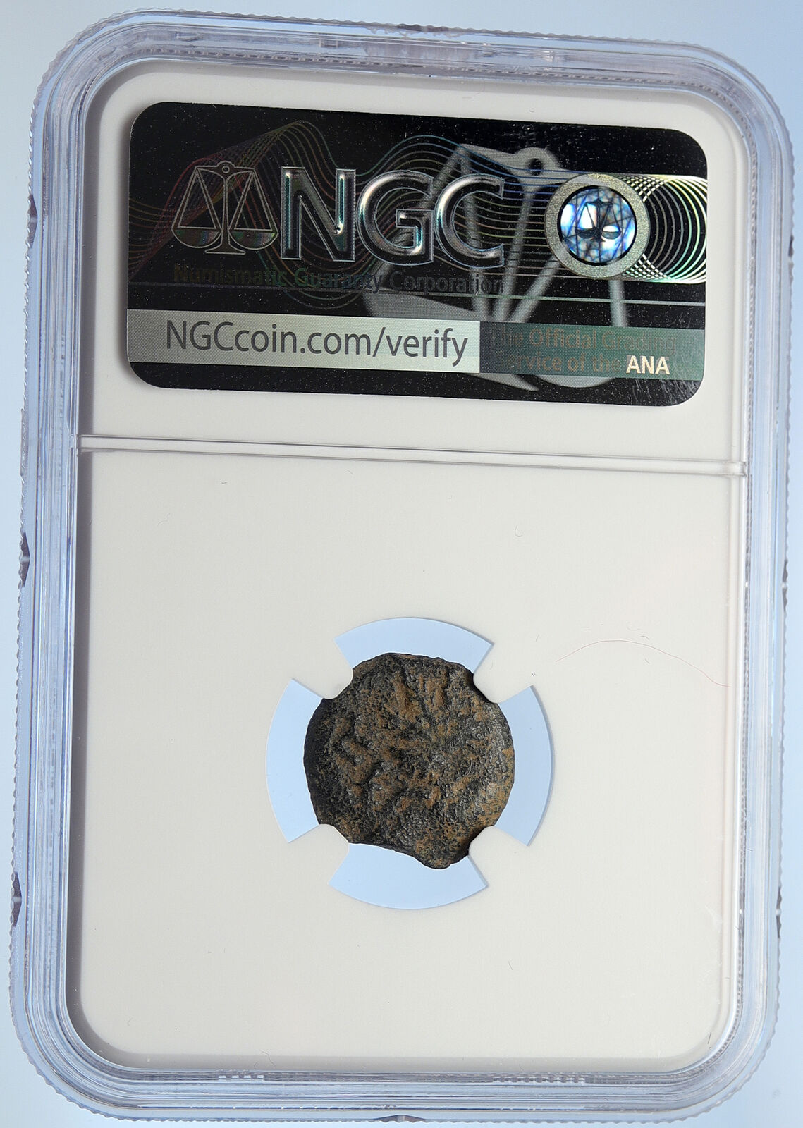 Authentic Ancient JEWISH WAR v ROMANS 67AD Historical JERUSALEM Coin NGC i106078