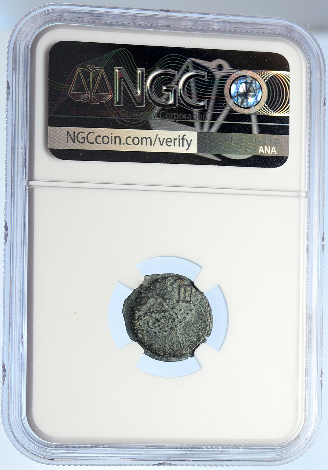 Authentic Ancient JEWISH WAR v ROMANS 67AD Historical JERUSALEM Coin NGC i106079