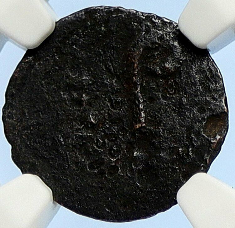 PONTIUS PILATE Tiberius Jerusalem JESUS CHRIST TRIAL Old Roman Coin NGC i106098