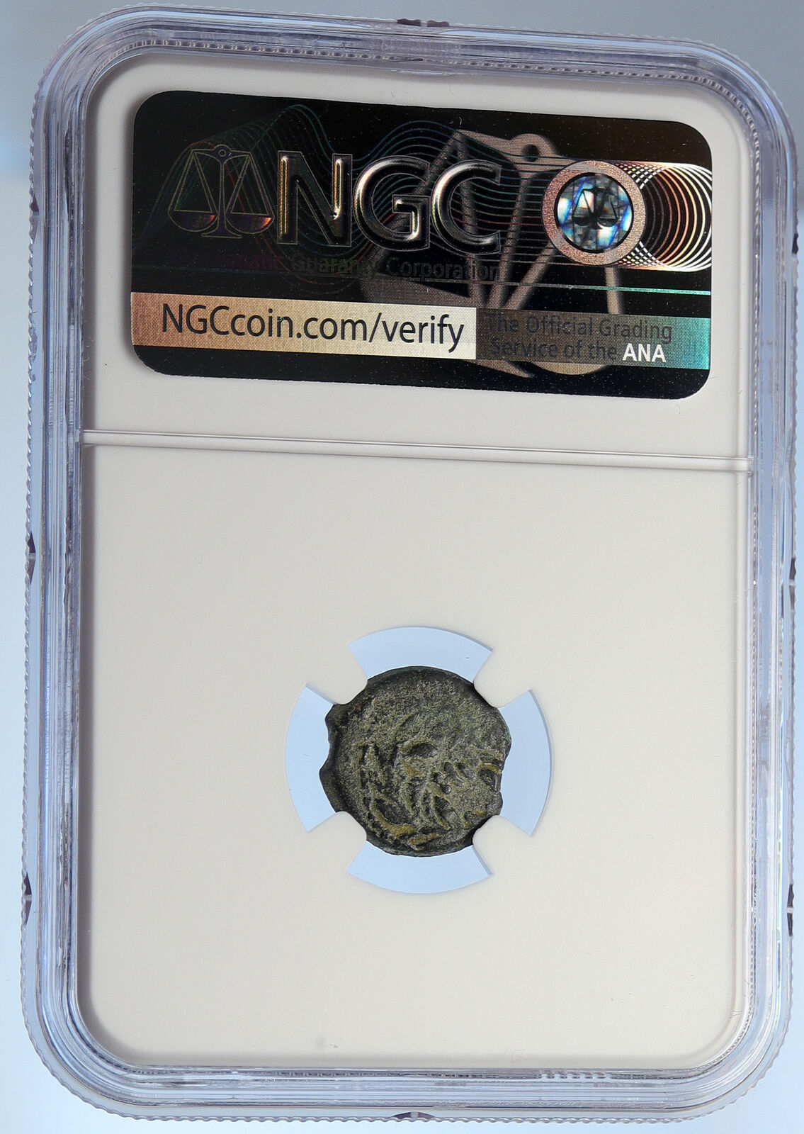 PONTIUS PILATE Tiberius Jerusalem JESUS CHRIST TRIAL Old Roman Coin NGC i106099