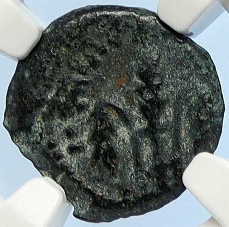 PONTIUS PILATE Tiberius Jerusalem JESUS CHRIST TRIAL Old Roman Coin NGC i106129