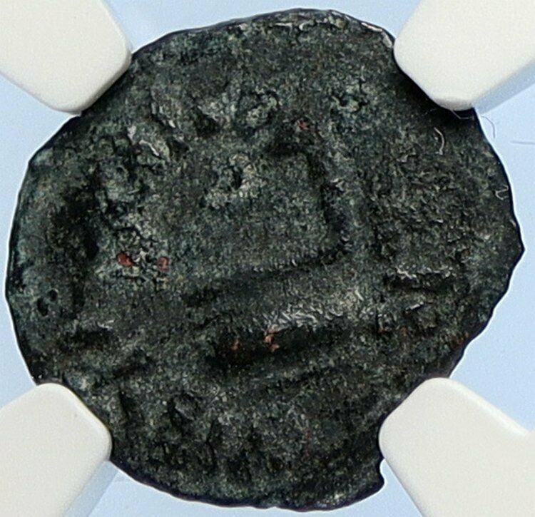 PONTIUS PILATE Tiberius Jerusalem JESUS CHRIST TRIAL Old Roman Coin NGC i106129