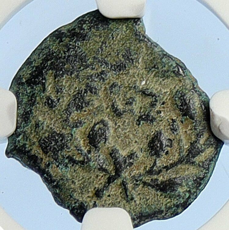 PONTIUS PILATE Tiberius Jerusalem JESUS CHRIST TRIAL Old Roman Coin NGC i106106