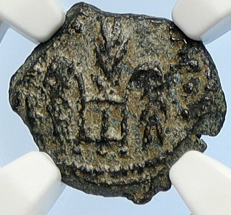 PONTIUS PILATE Tiberius Jerusalem JESUS CHRIST TRIAL Old Roman Coin NGC i106125