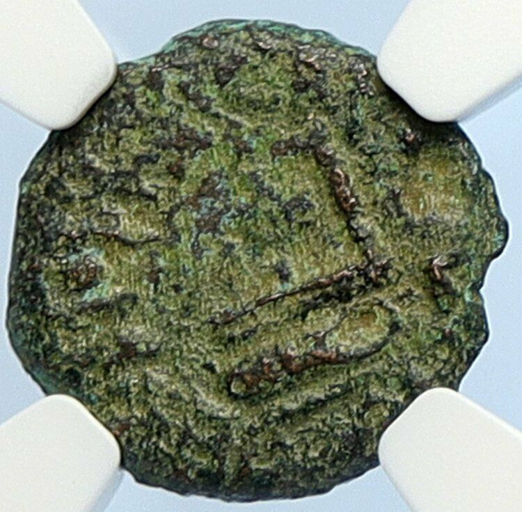 PONTIUS PILATE Tiberius Jerusalem JESUS CHRIST TRIAL Old Roman Coin NGC i106133