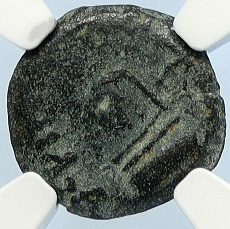 PONTIUS PILATE Tiberius Jerusalem JESUS CHRIST TRIAL Old Roman Coin NGC i106144