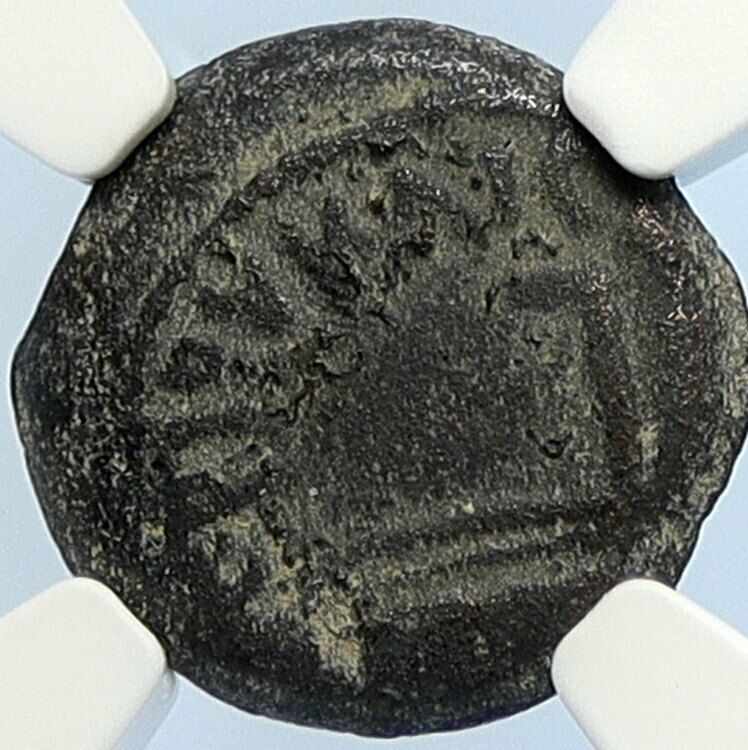 PONTIUS PILATE Tiberius Jerusalem JESUS CHRIST TRIAL Old Roman Coin NGC i106140