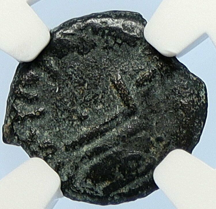 PONTIUS PILATE Tiberius Jerusalem JESUS CHRIST TRIAL Old Roman Coin NGC i106152