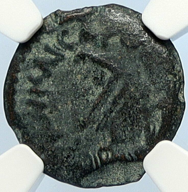 PONTIUS PILATE Tiberius Jerusalem JESUS CHRIST TRIAL Old Roman Coin NGC i106146