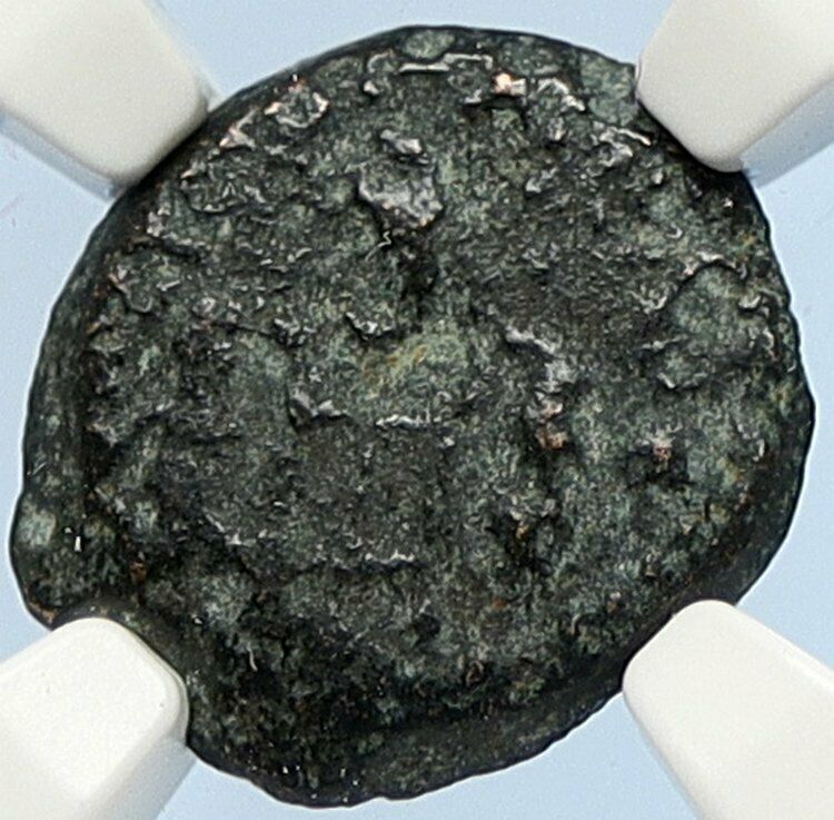 PONTIUS PILATE Tiberius Jerusalem JESUS CHRIST TRIAL Old Roman Coin NGC i106156