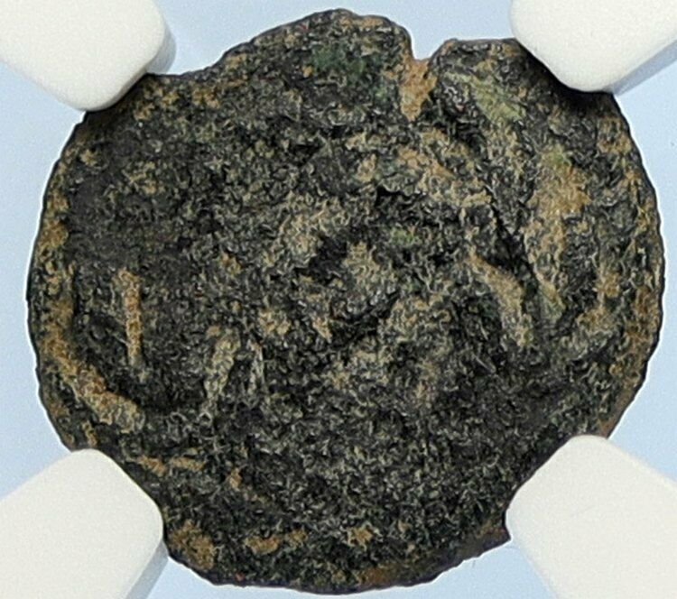 PONTIUS PILATE Tiberius Jerusalem JESUS CHRIST TRIAL Old Roman Coin NGC i106169