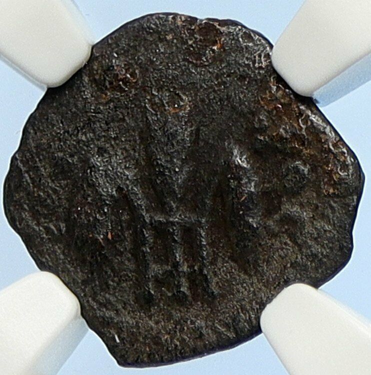 PONTIUS PILATE Tiberius Jerusalem JESUS CHRIST TRIAL Old Roman Coin NGC i106130