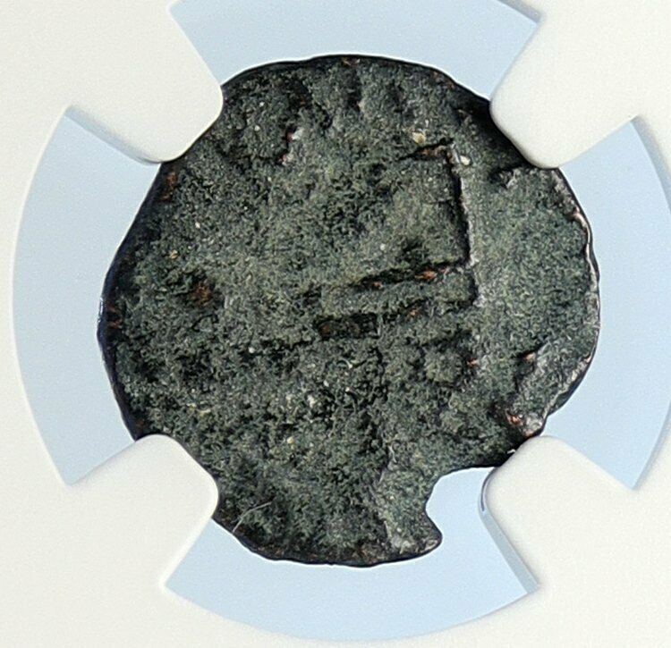 PONTIUS PILATE Tiberius Jerusalem JESUS CHRIST TRIAL Old Roman Coin NGC i106147