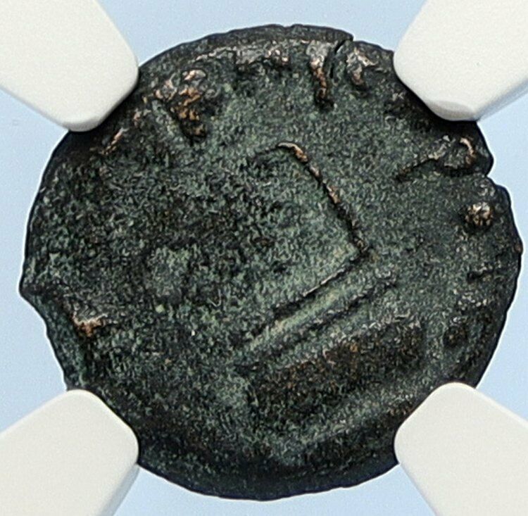 PONTIUS PILATE Tiberius Jerusalem JESUS CHRIST TRIAL Old Roman Coin NGC i106164