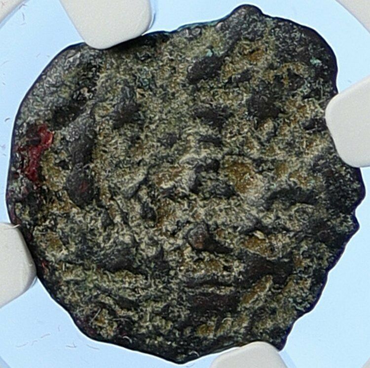 PONTIUS PILATE Tiberius Jerusalem JESUS CHRIST TRIAL Old Roman Coin NGC i106171