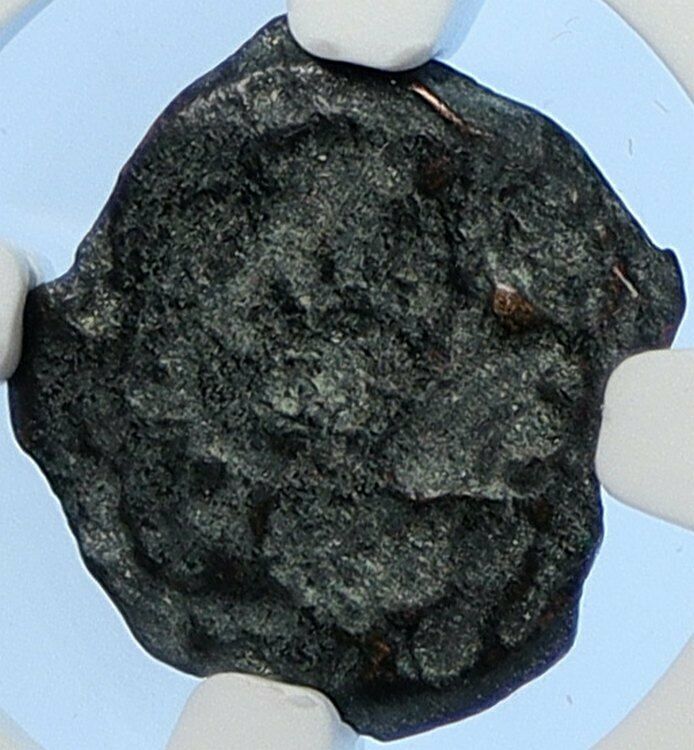 PONTIUS PILATE Tiberius Jerusalem JESUS CHRIST TRIAL Old Roman Coin NGC i106172