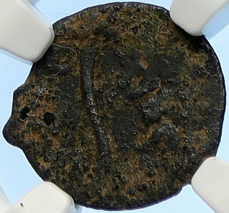 PONTIUS PILATE Tiberius Jerusalem JESUS CHRIST TRIAL Old Roman Coin NGC i106198