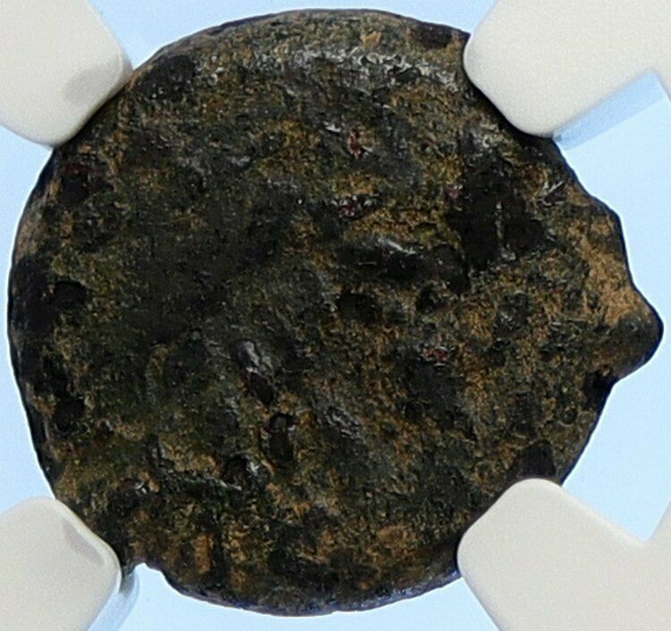 PONTIUS PILATE Tiberius Jerusalem JESUS CHRIST TRIAL Old Roman Coin NGC i106198