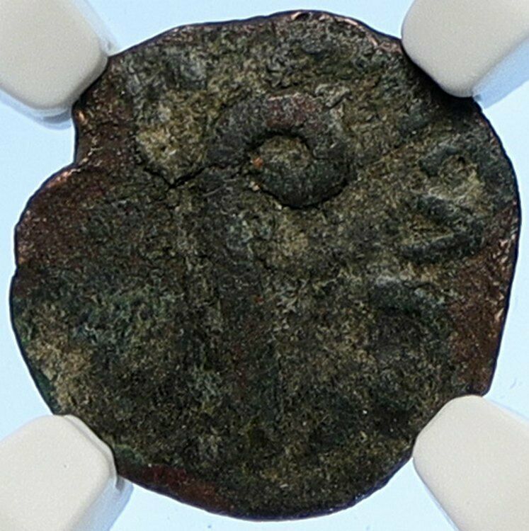 PONTIUS PILATE Tiberius Jerusalem JESUS CHRIST TRIAL Old Roman Coin NGC i106197