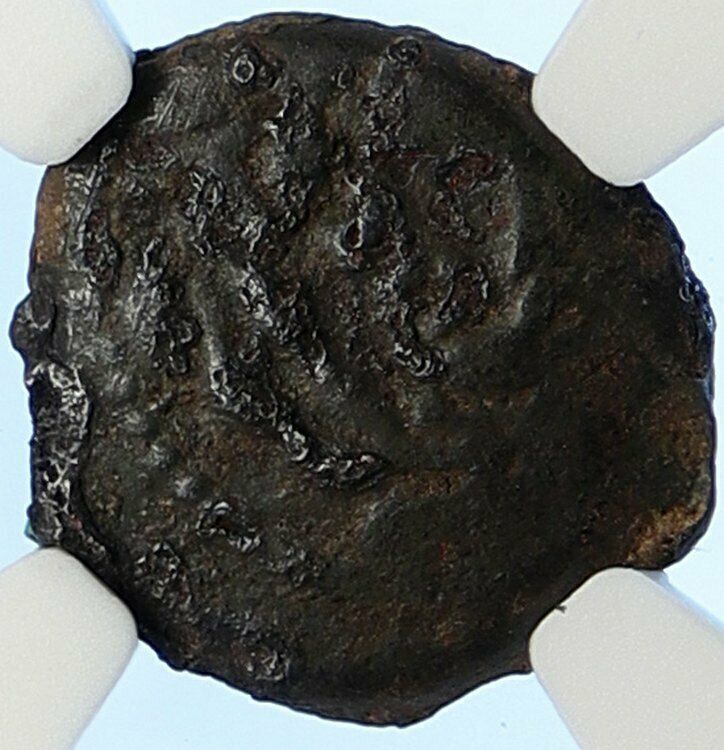 PONTIUS PILATE Tiberius Jerusalem JESUS CHRIST TRIAL Old Roman Coin NGC i106206