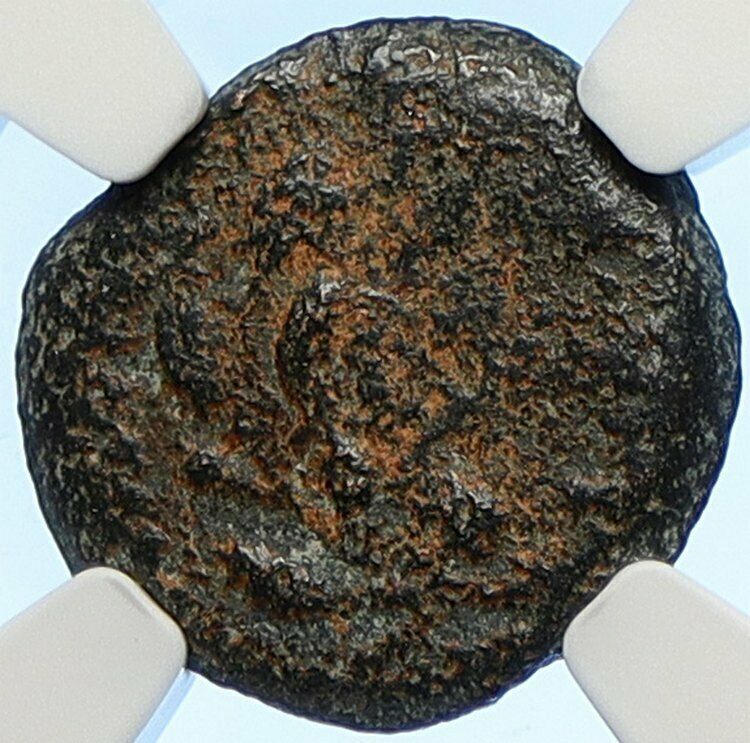 PONTIUS PILATE Tiberius Jerusalem JESUS CHRIST TRIAL Old Roman Coin NGC i106194