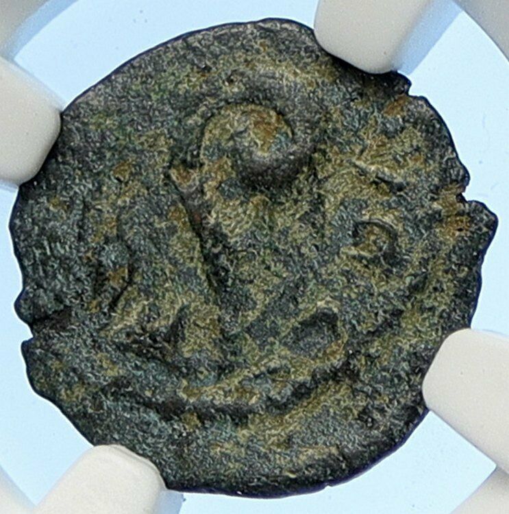 PONTIUS PILATE Tiberius Jerusalem JESUS CHRIST TRIAL Old Roman Coin NGC i106191