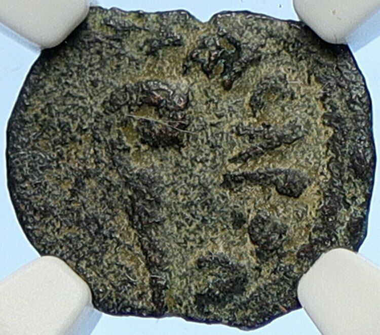 PONTIUS PILATE Tiberius Jerusalem JESUS CHRIST TRIAL Old Roman Coin NGC i106190