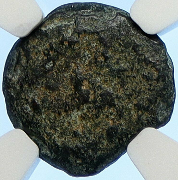 PONTIUS PILATE Tiberius Jerusalem JESUS CHRIST TRIAL Old Roman Coin NGC i106186