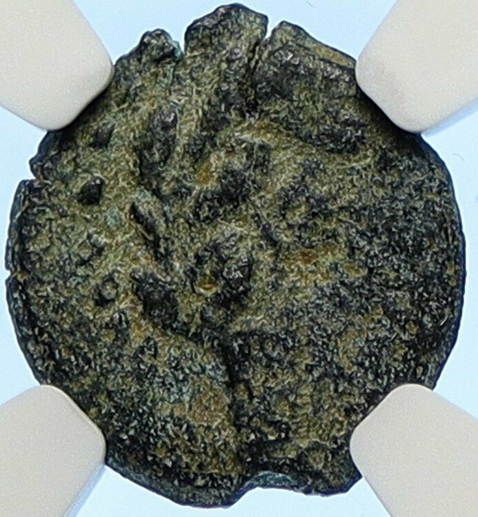 PONTIUS PILATE Tiberius Jerusalem JESUS CHRIST TRIAL Old Roman Coin NGC i106202