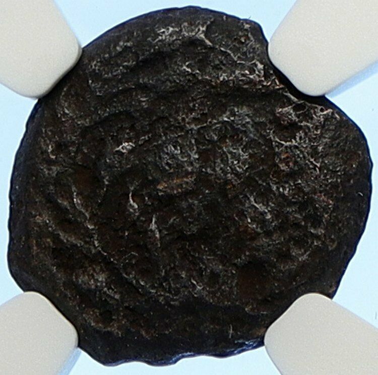 PONTIUS PILATE Tiberius Jerusalem JESUS CHRIST TRIAL Old Roman Coin NGC i106192