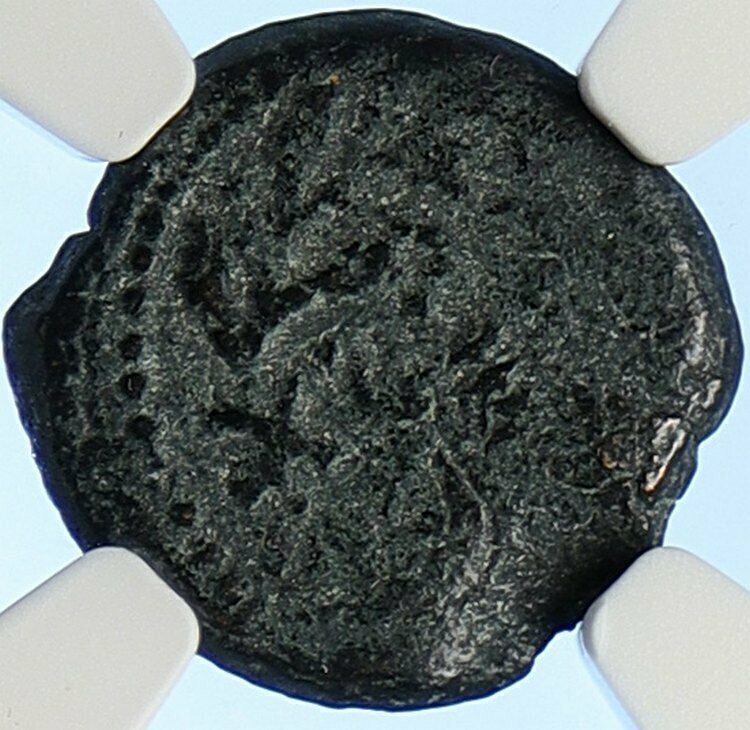 PONTIUS PILATE Tiberius Jerusalem JESUS CHRIST TRIAL Old Roman Coin NGC i106205