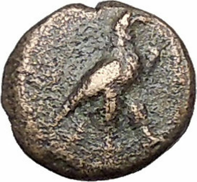 Kyme in Aeolis 350BC EAGLE & VASE on Authentic Ancient Greek Coin i48611