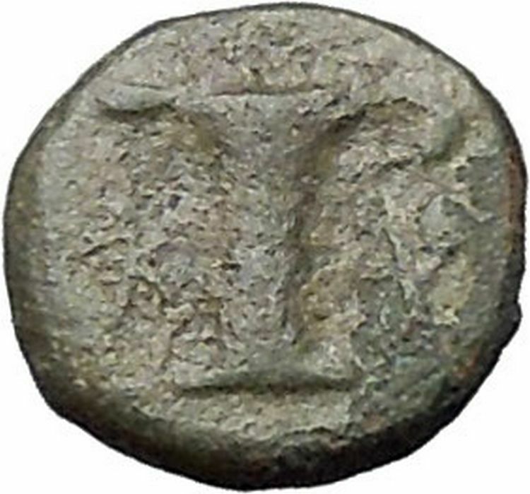 Kyme in Aeolis 350BC EAGLE & VASE on Authentic Ancient Greek Coin i48576