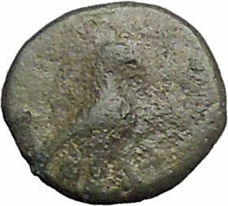 Kyme in Aeolis 350BC EAGLE & VASE on Authentic Ancient Greek Coin i48576