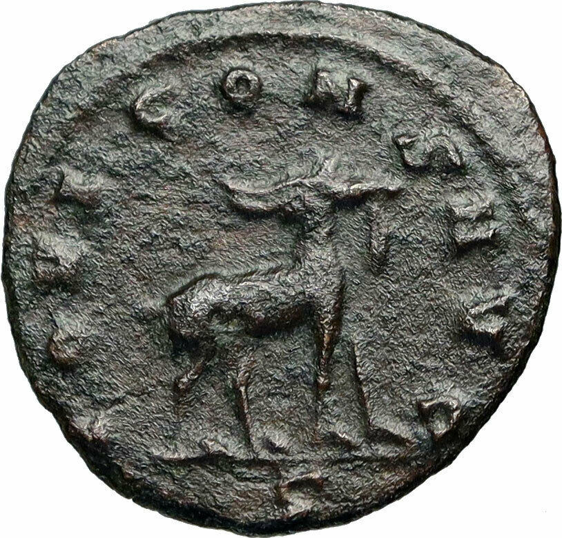 GALLIENUS son of Valerian I 267AD Authentic Ancient Roman Coin GOAT i84315