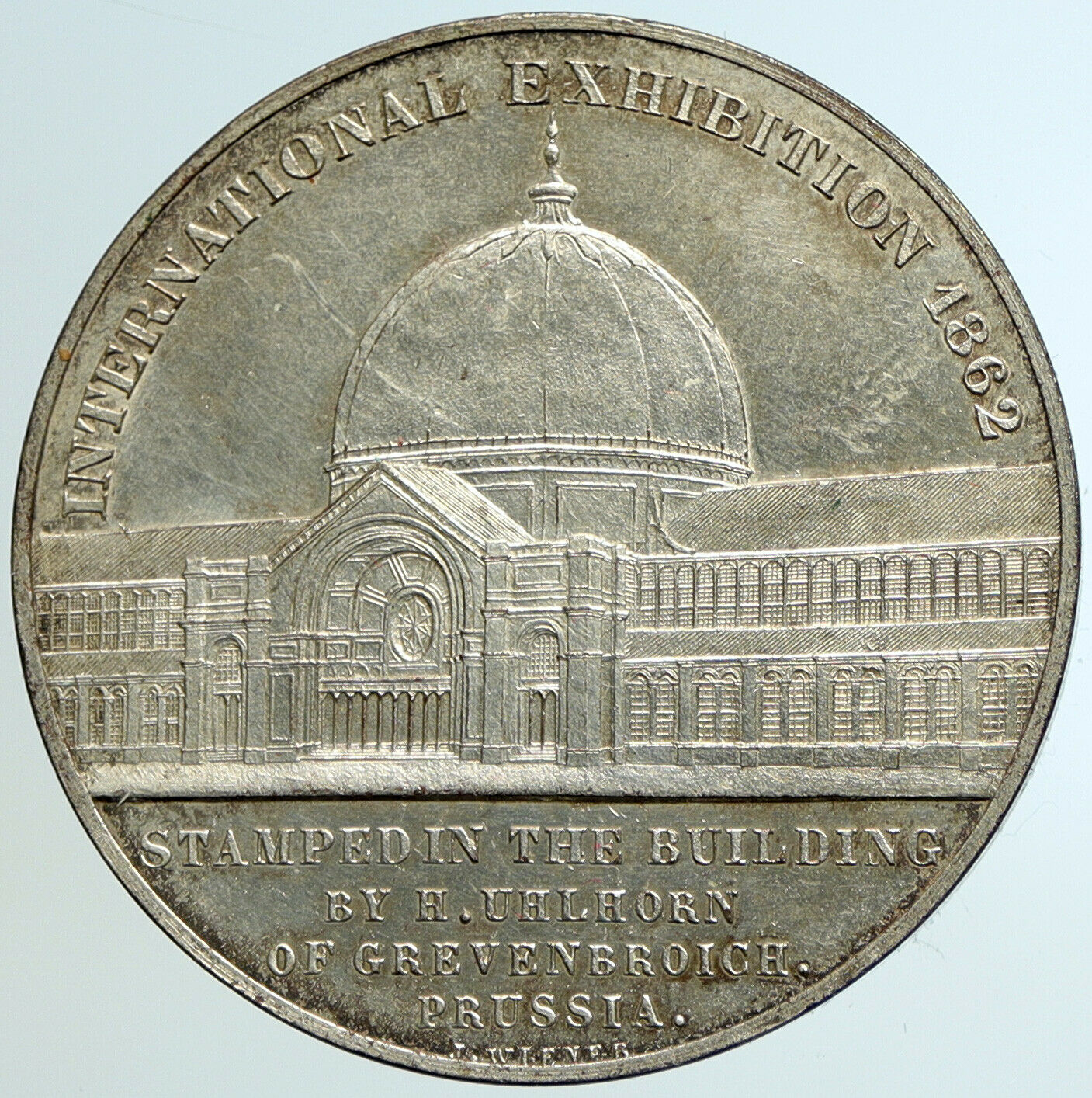 1862 Great Britain UK Prince Albert International EXPOSITION Old Medal i105537