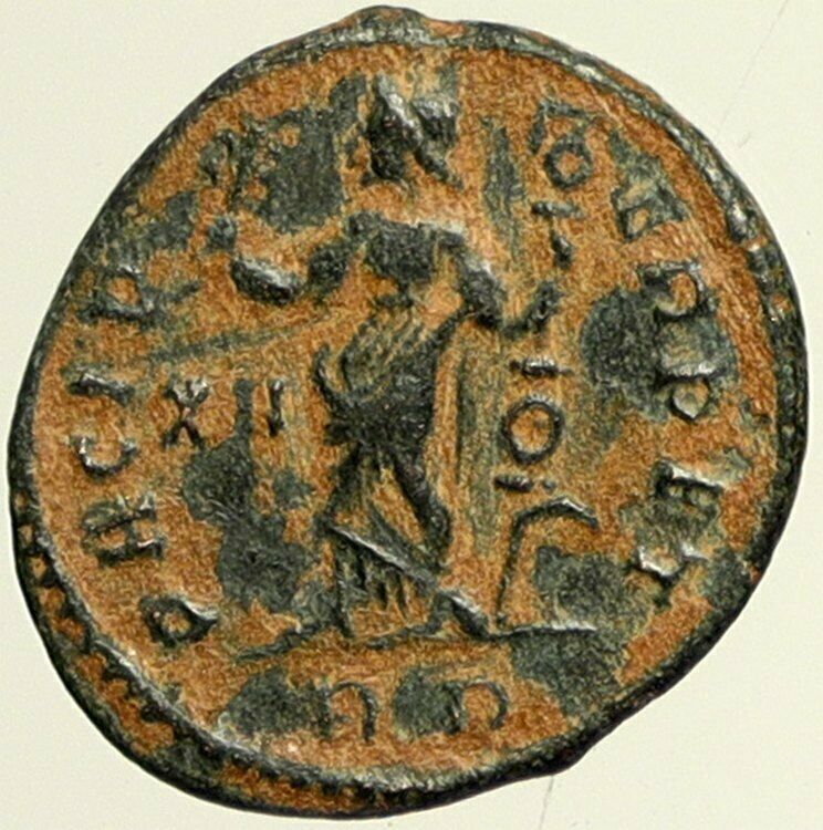 CONSTANTINE I the GREAT Rome Ancient Authentic OLD Roman Coin RARE PAX i101454