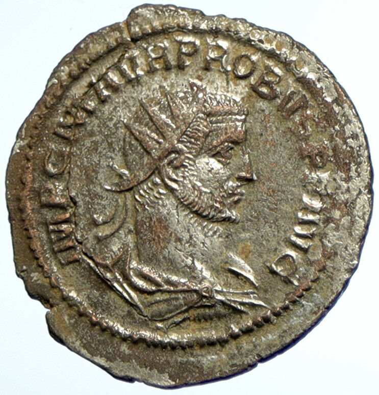 PROBUS w Jupiter Authentic Ancient Original 276AD Antioch Roman Coin i104724