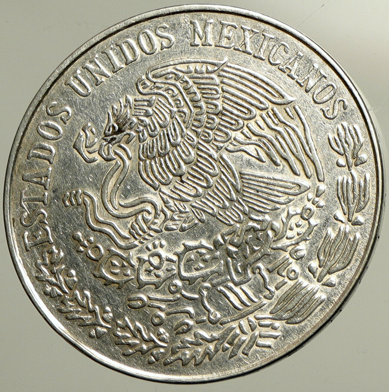 1972 MEXICO President Garcia MEXICAN Genuine Old SILVER 25 Pesos Coin i102458