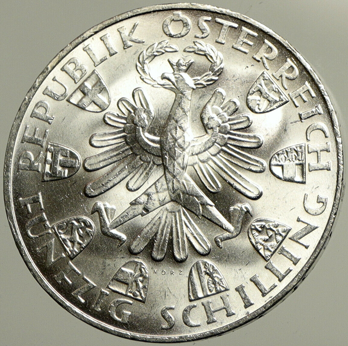 1959 AUSTRIA Tiroler Freiheit Liberation VINTAGE Silver 50 Shilling Coin i102463