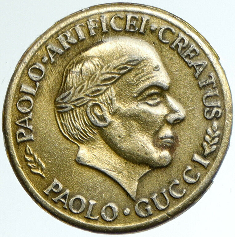 ITALY Paolo Gucci as Emperor FASHION DESIGN Best Customer ITALIAN Medal i102365