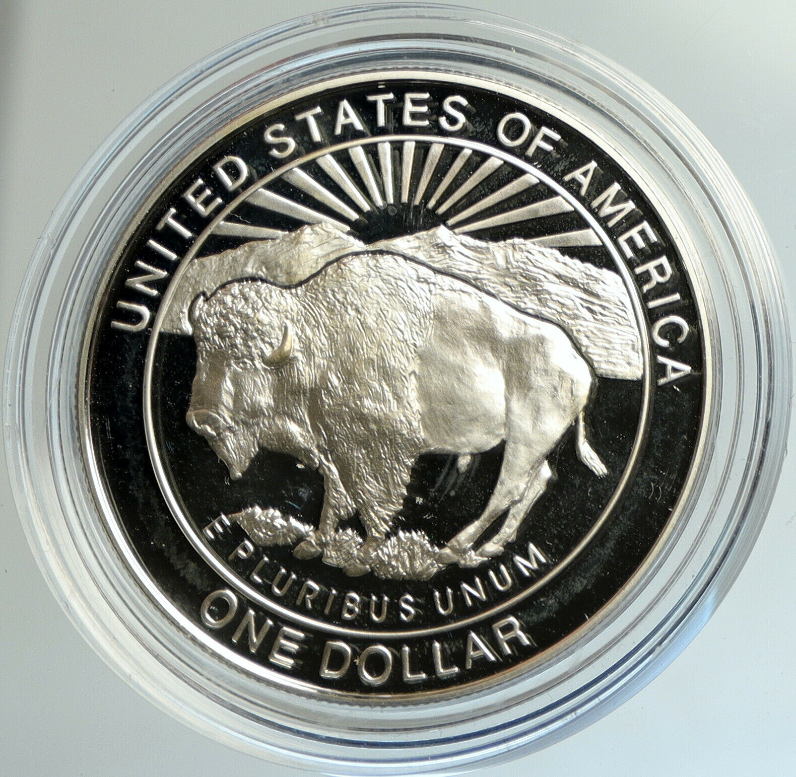 1999P UNITED STATES Yellowstone National Park 125Y PF Silver Dollar Coin i102129